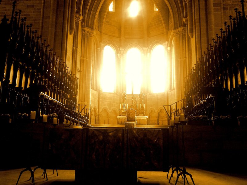 Cathedral Interior — Yellow