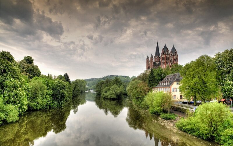 Cathedral on Riverbank