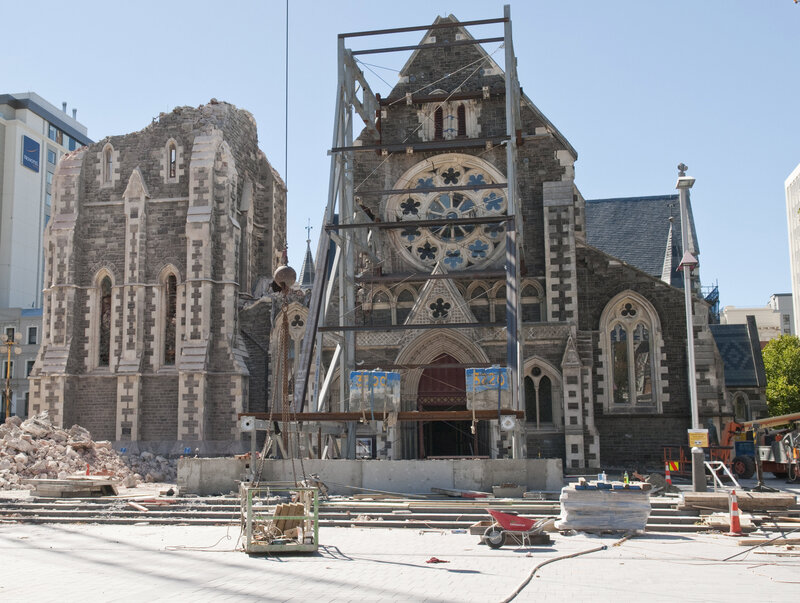 Cathedral under construction