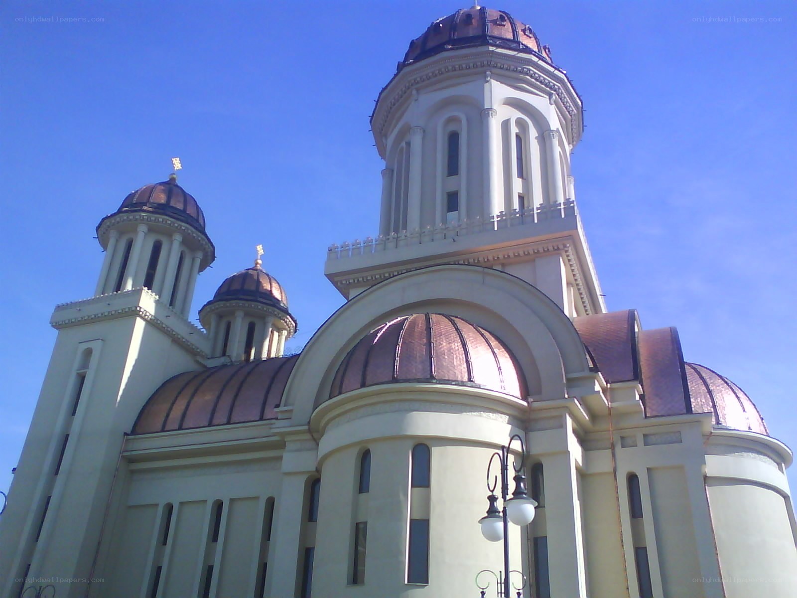 Cathedral with copper domes