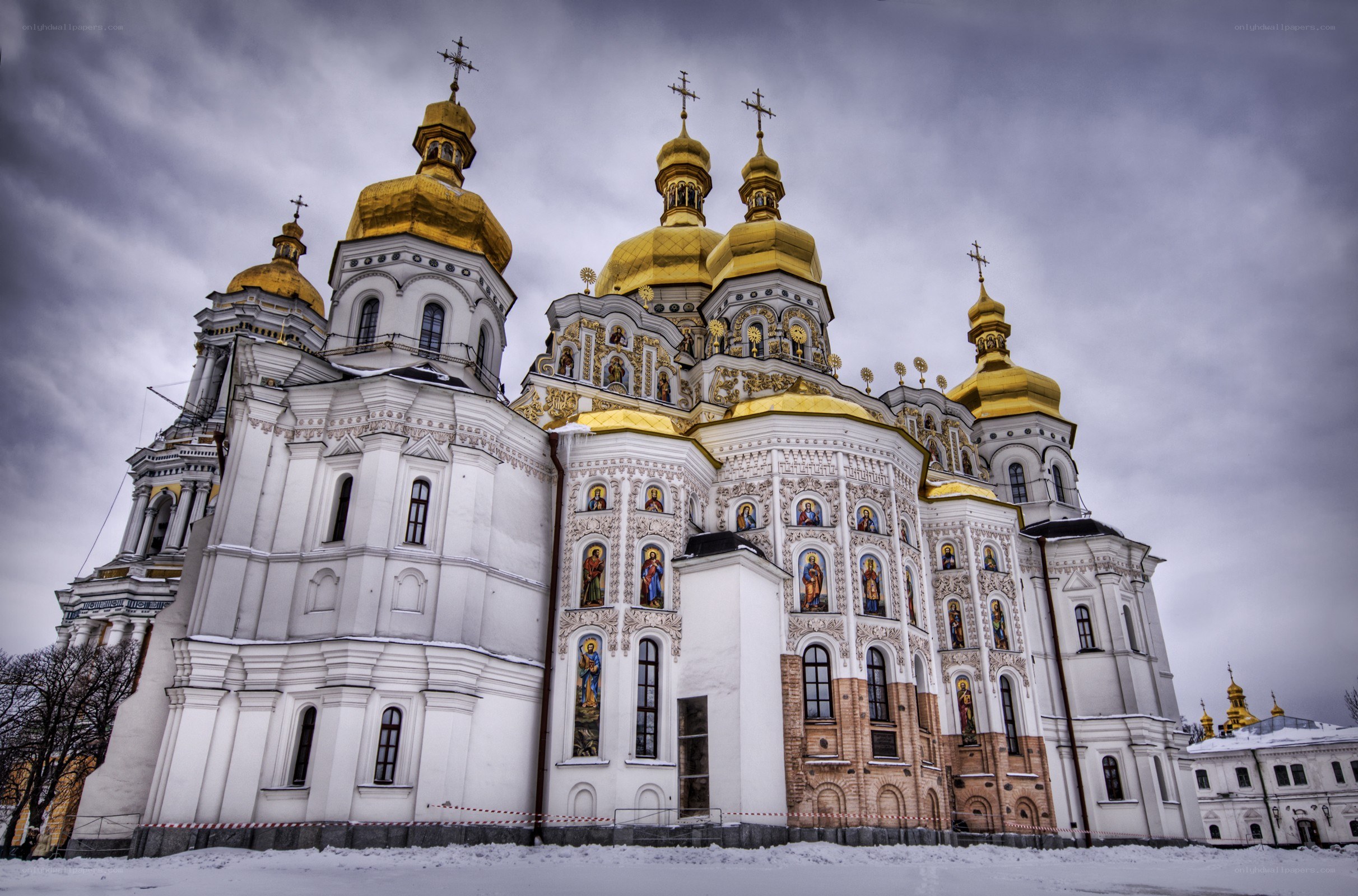 Cathedral with golden domes