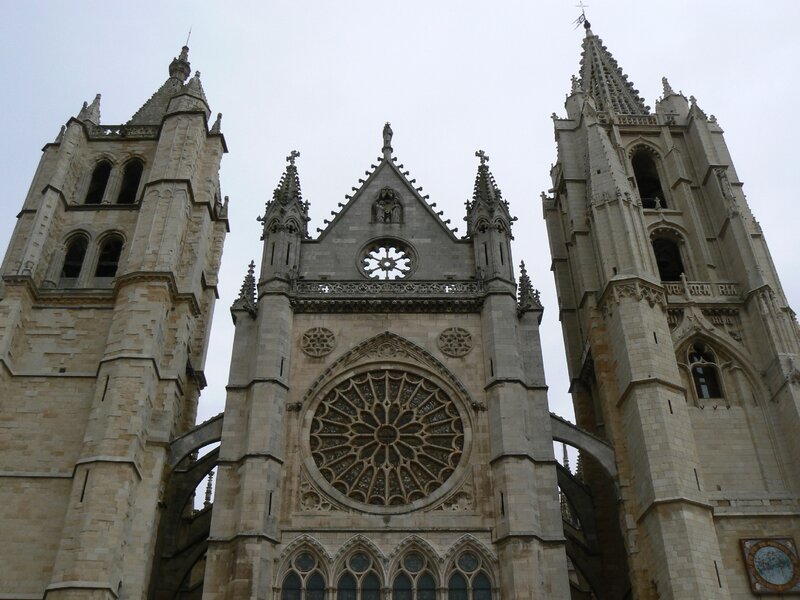 Cathedral with rose window