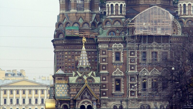 Cathedral with Scaffolding
