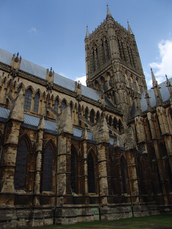 Cathedral with tall spire