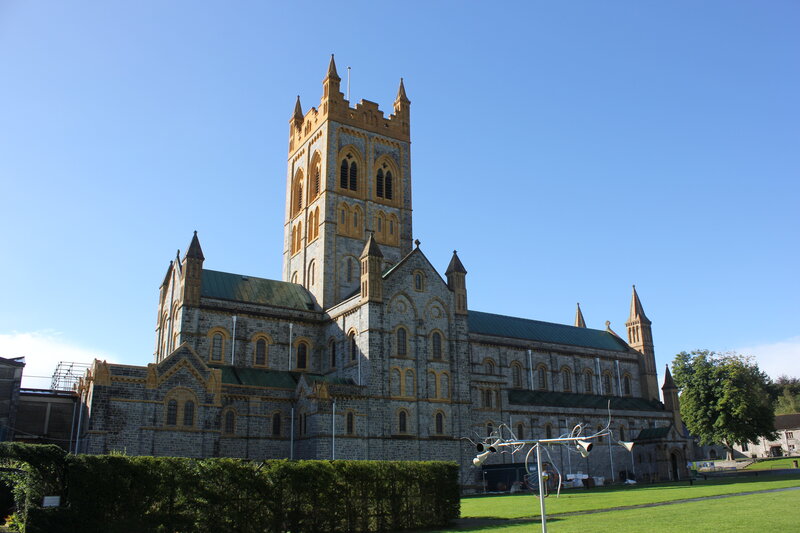 Cathedral with Tall Tower