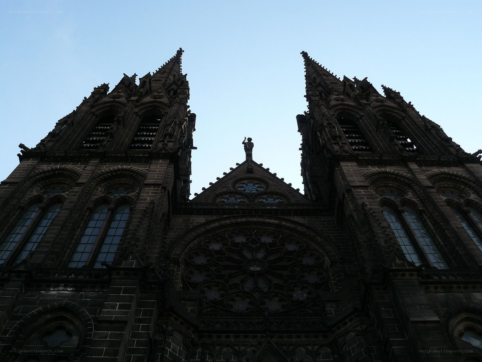 Cathedral with twin spires