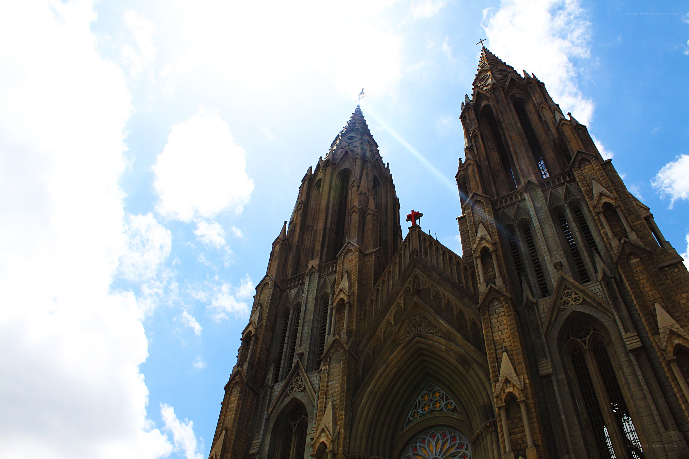 Cathedral with twin spires
