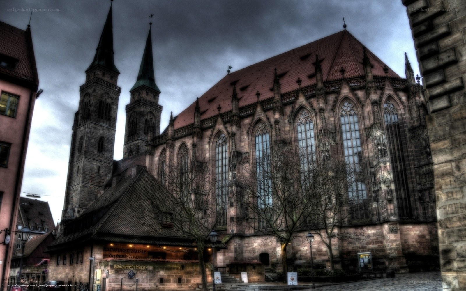 Cathedral with twin spires
