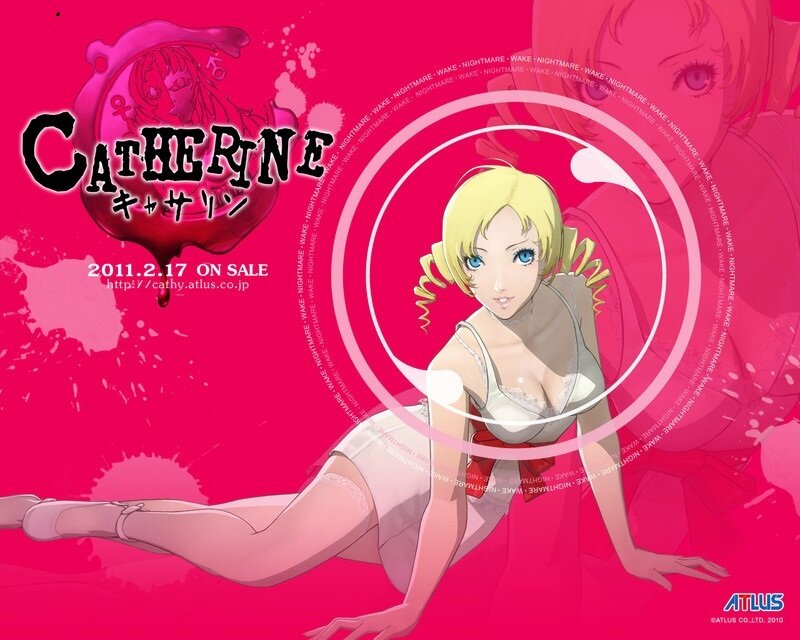 Catherine game promotional art