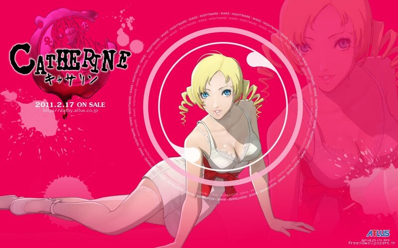 Catherine game promotional art