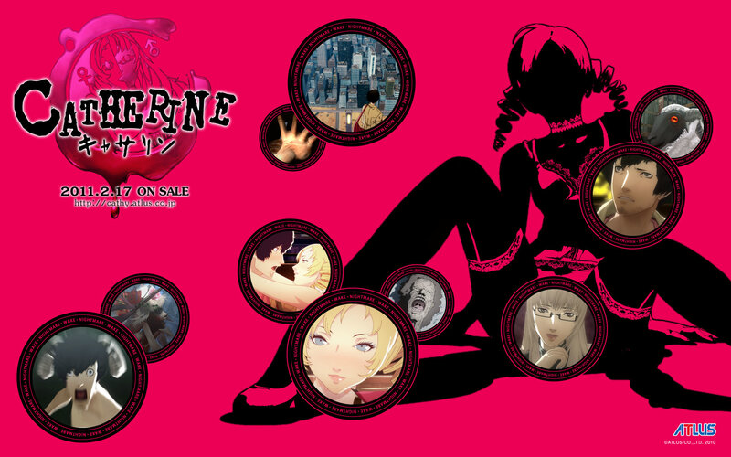 Catherine game promotional art