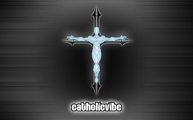 Catholic Vibe logo with crucifix