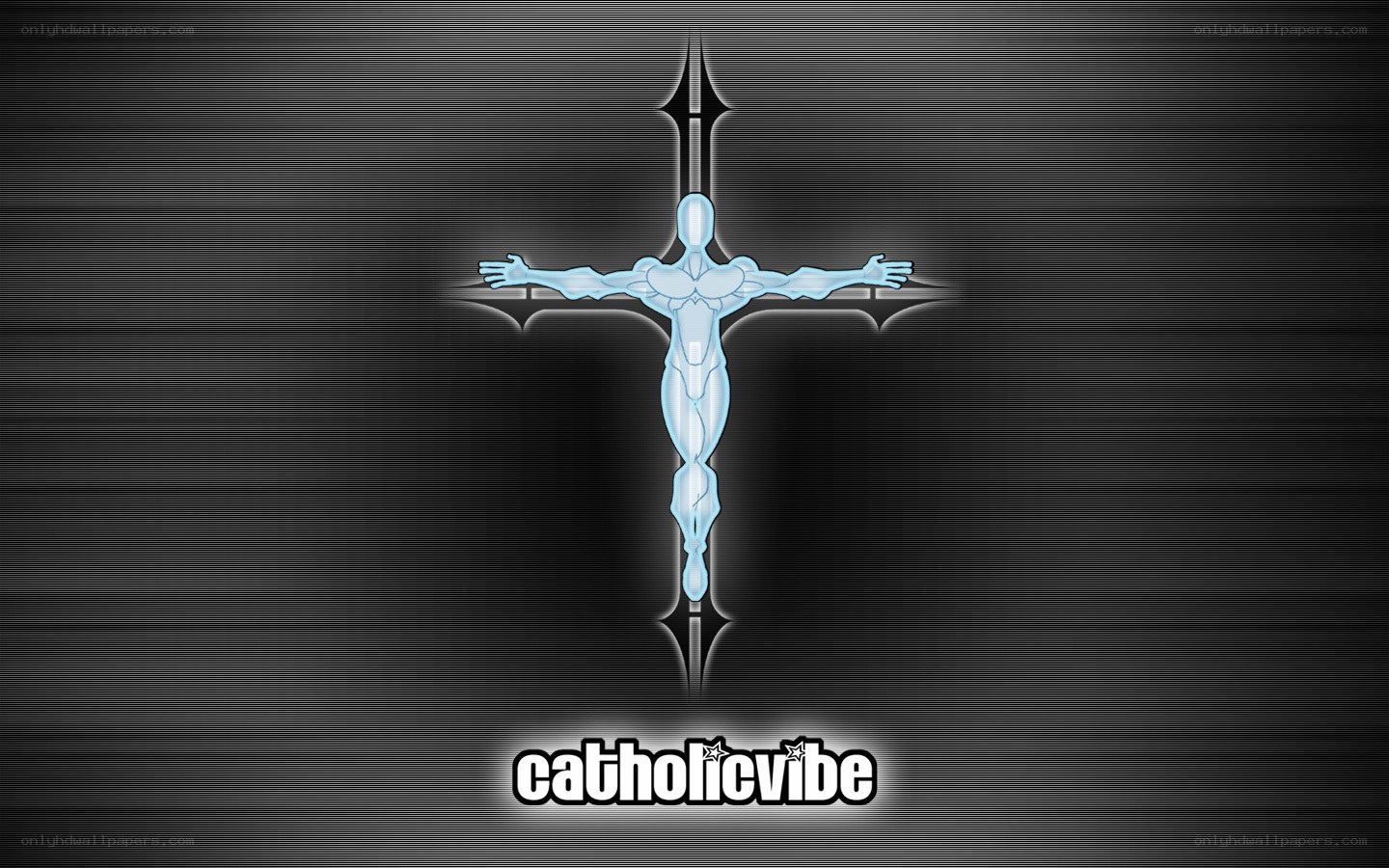 Catholic Vibe logo with crucifix