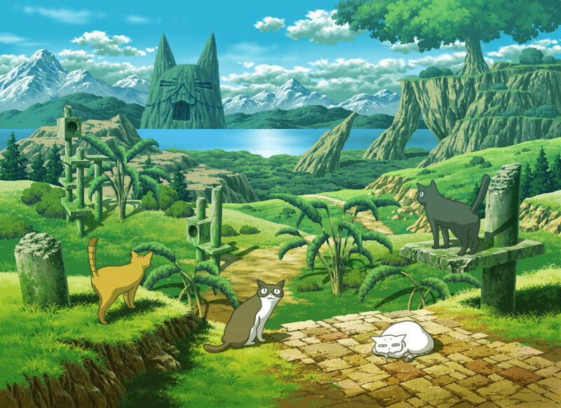 Cats in a Landscape