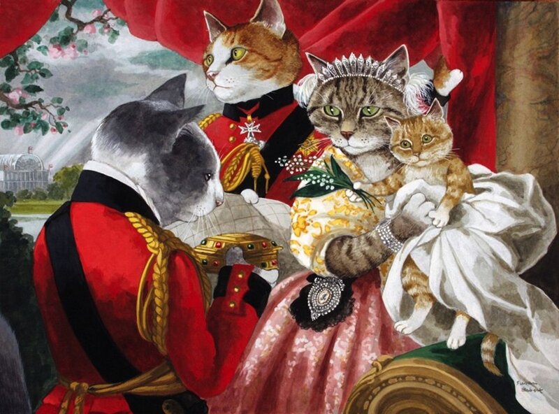 Cats in Royal Attire