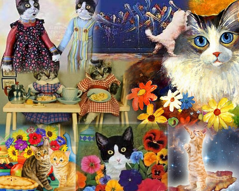 Cats in Various Scenes