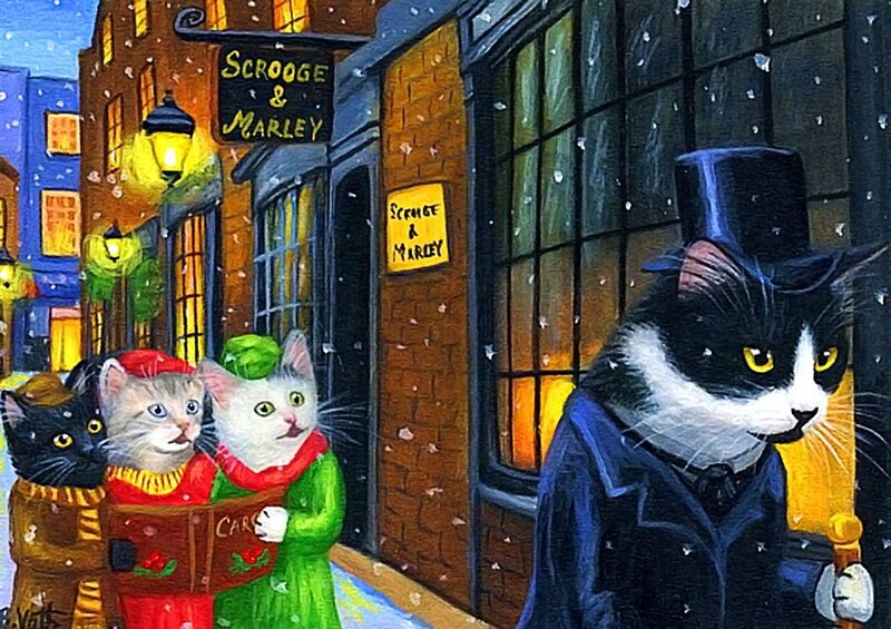Cats in Winter Street