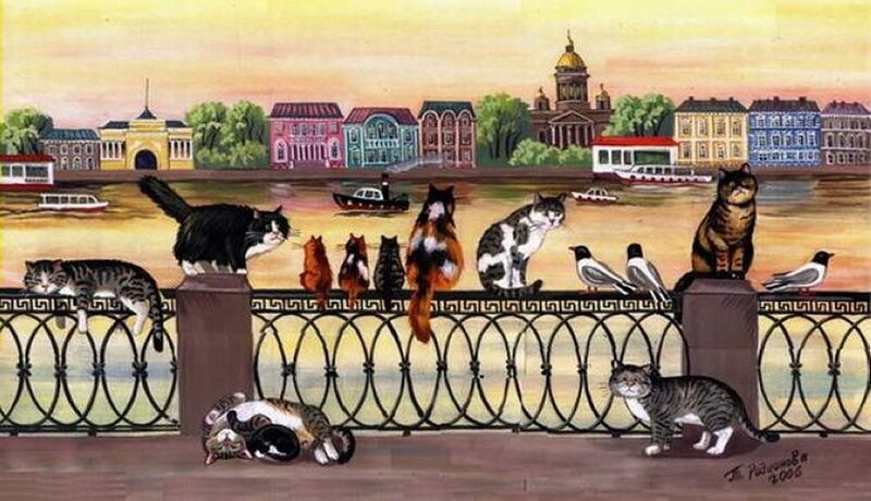 Cats on a Bridge