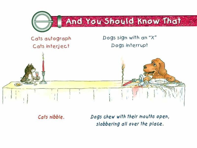 Cats vs Dogs at Dinner