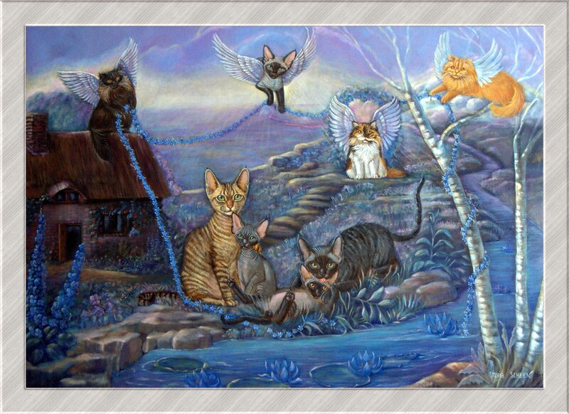Cats with Angel Wings