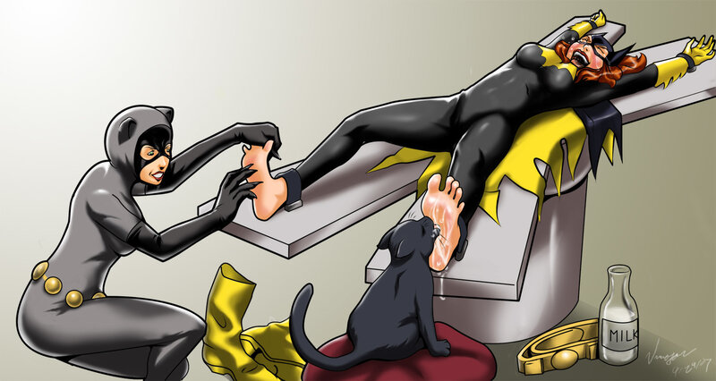 Catwoman and Batgirl scene
