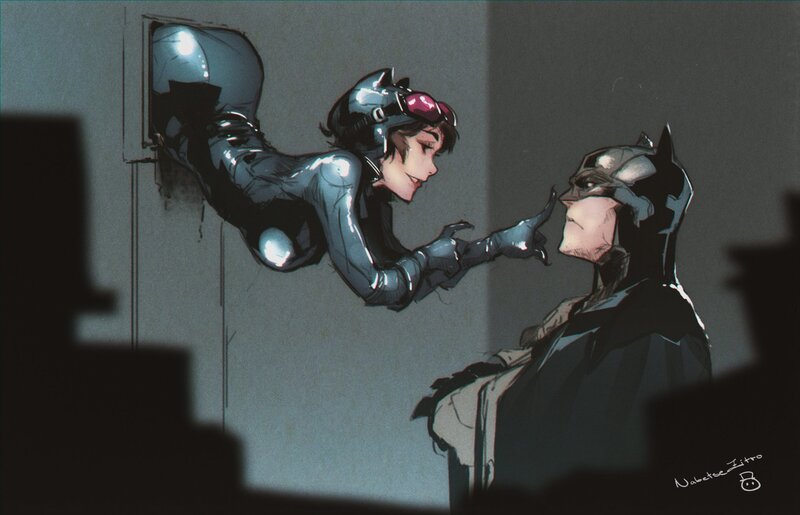 Catwoman and Batman