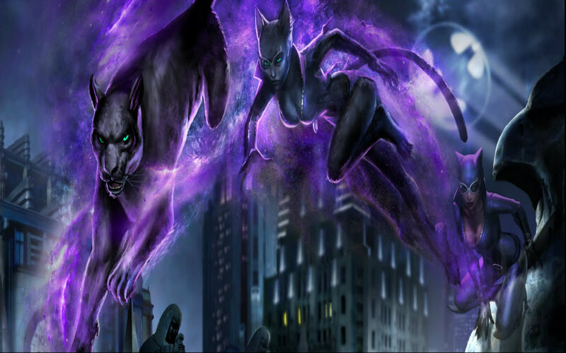 Catwoman and Panther