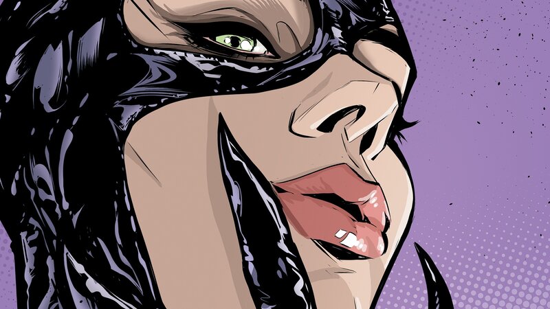 Catwoman Character — Black, Dramatic, Comic