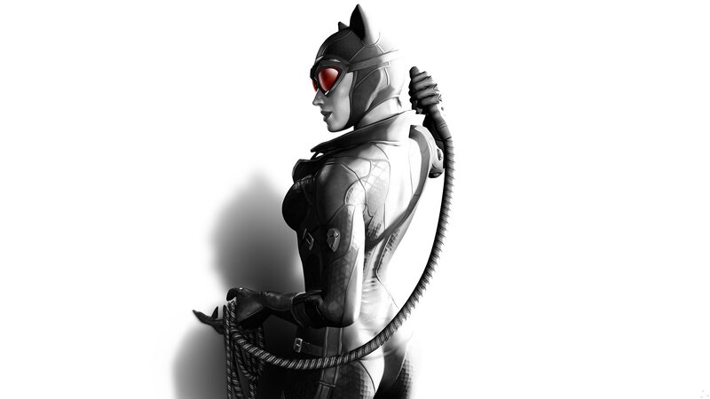 Catwoman Character — Black, Dramatic, Digital Art, Goggles