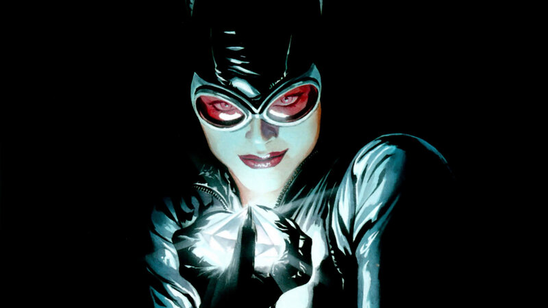 Catwoman Character — Black, Dramatic, Night, Comic