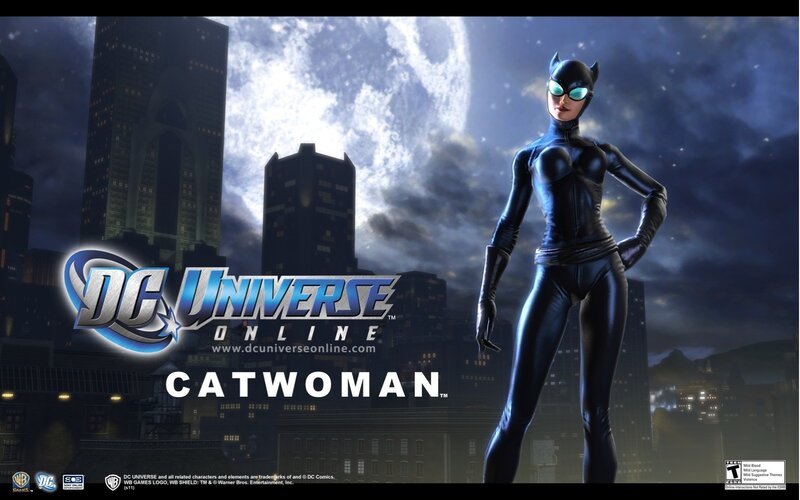 Catwoman Character — Black, Dramatic