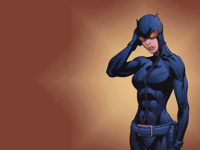 Catwoman Character — Blue, Confident