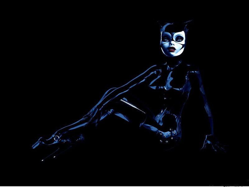Catwoman Character — Blue