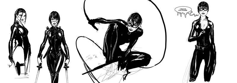 Catwoman character designs