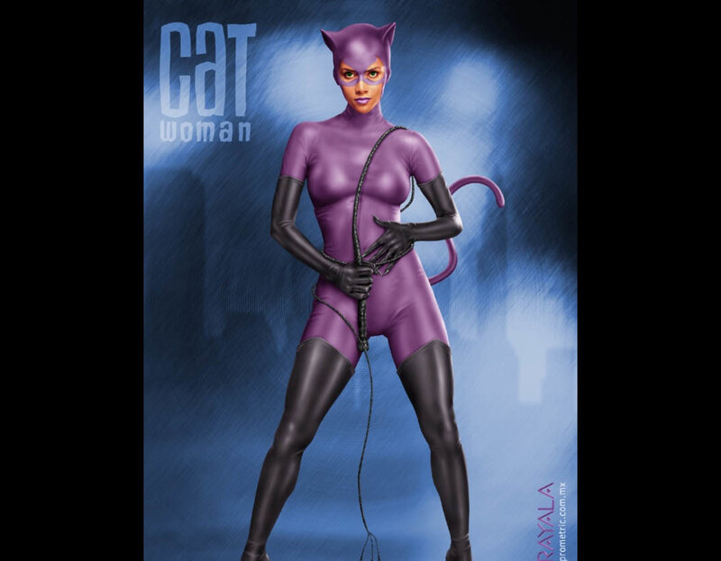 Catwoman character illustration