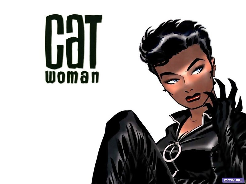 Catwoman character illustration