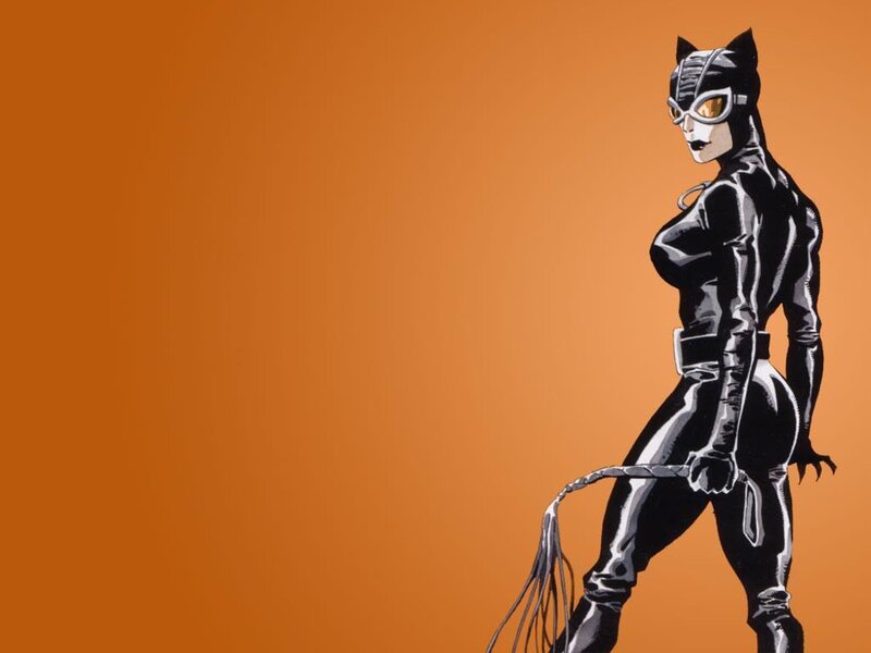 Catwoman Character — Orange