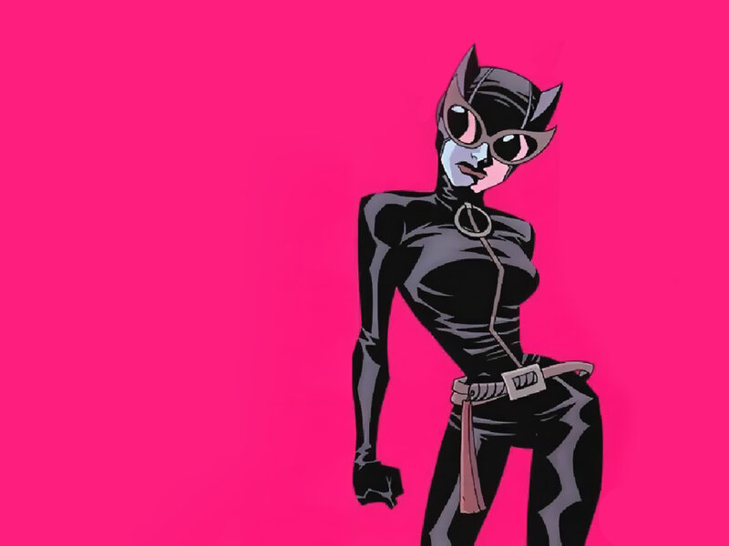 Catwoman Character — Pink, Confident