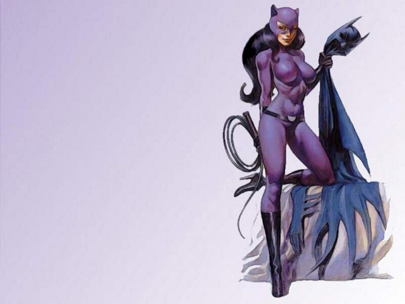 Catwoman Character — Purple, Confident