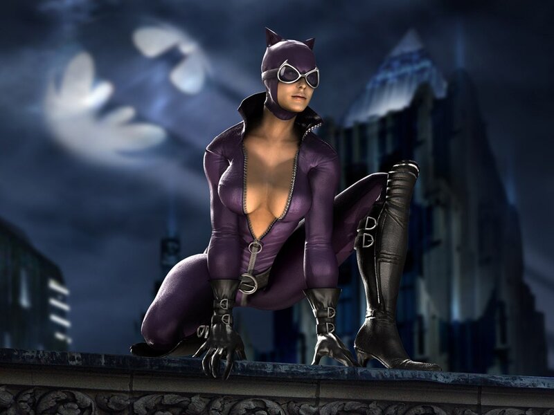 Catwoman Character — Purple, Dramatic