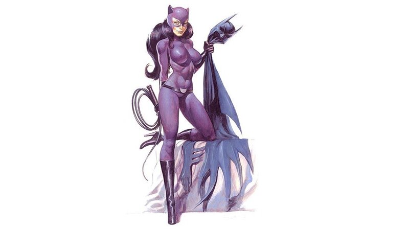 Catwoman Character — Purple