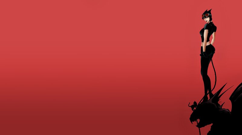 Catwoman Character — Red