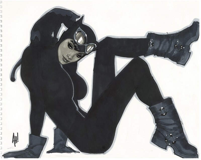 Catwoman character sketch