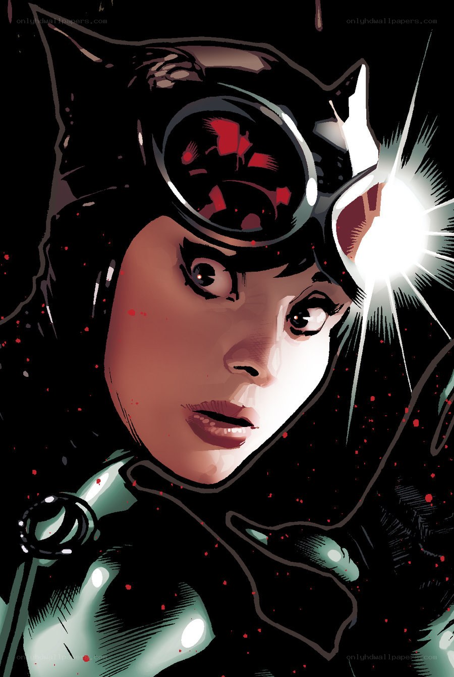 Catwoman in action