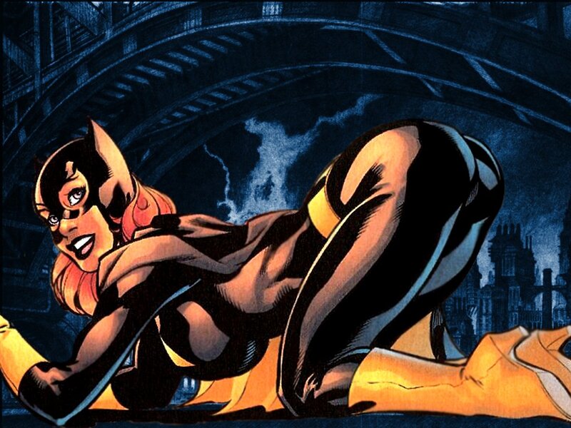 Catwoman in Action — Black, Dramatic