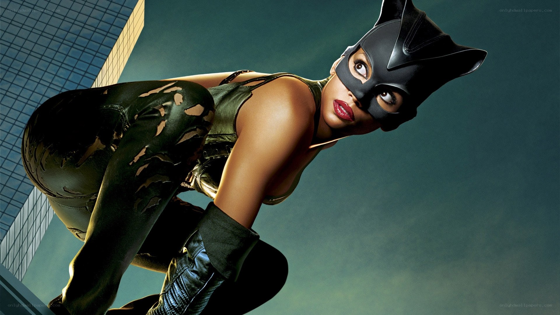 Catwoman in action pose