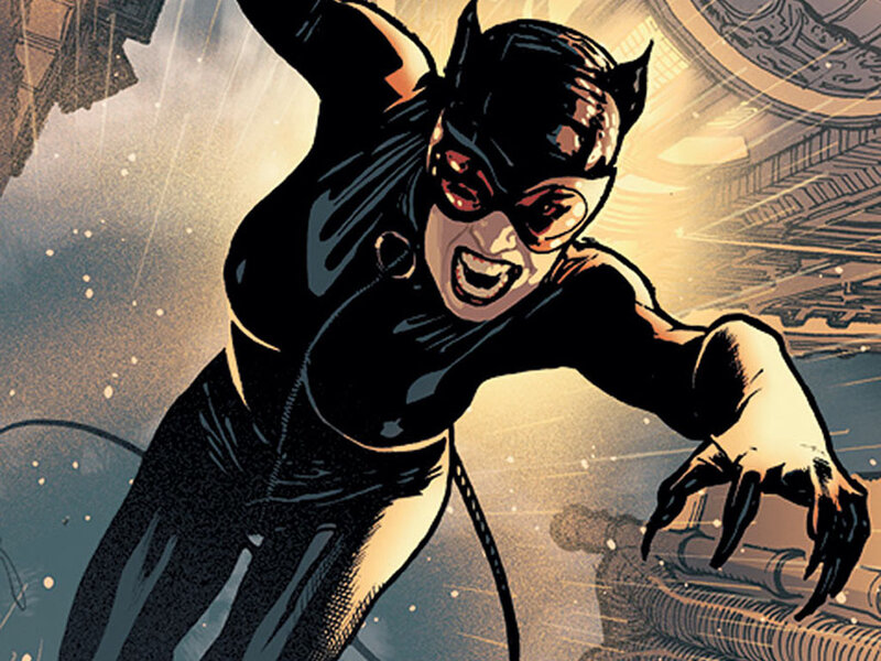 Catwoman in action