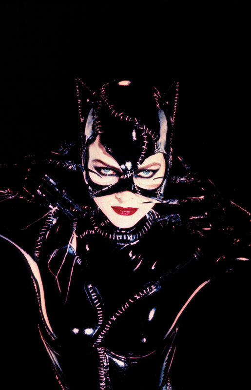Catwoman in black suit