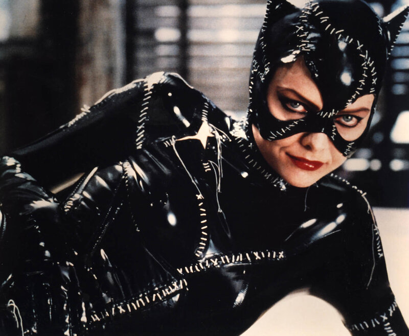 Catwoman in black suit