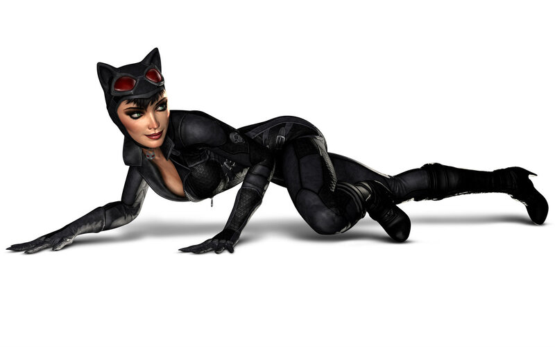 Catwoman in Black Suit — Confident